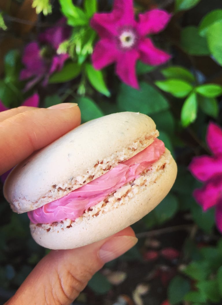 Macaron rose
