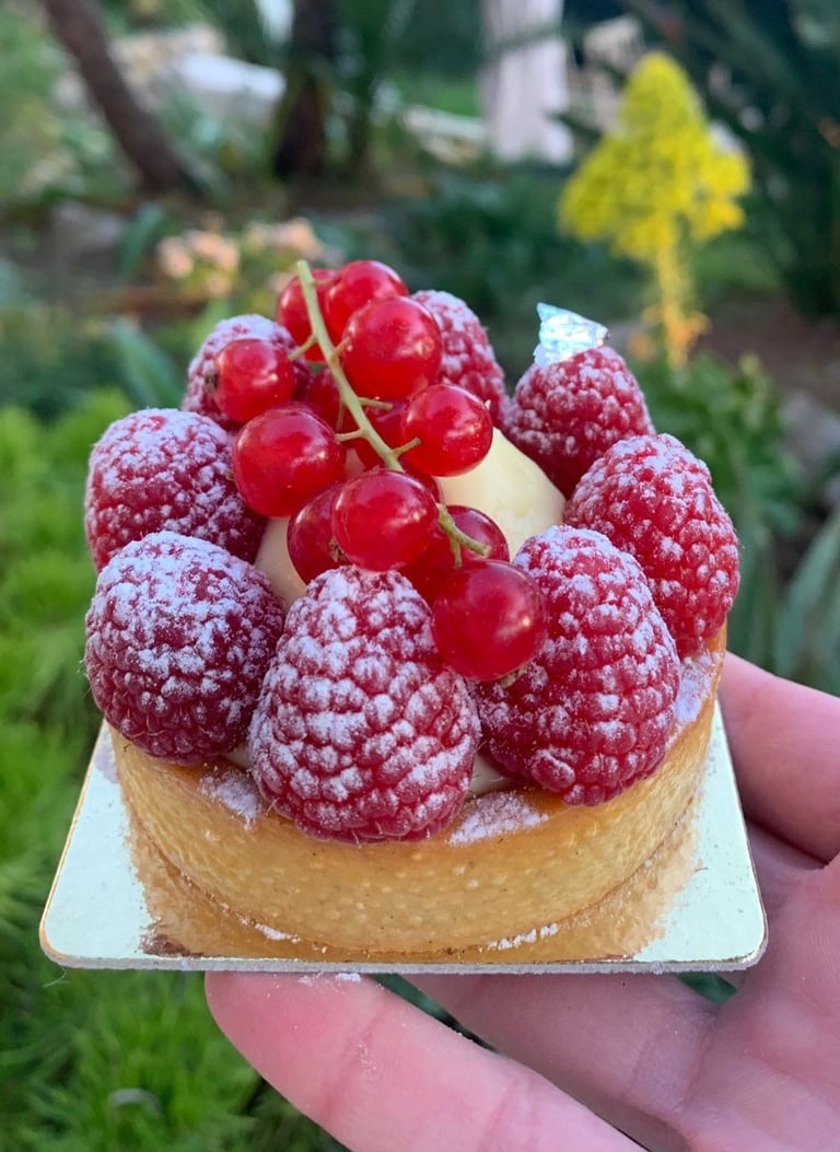 Tartelette framboise