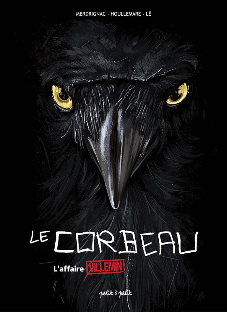 Première de couverture de la BD Le corbeau : L'affaire Grégory Villemin