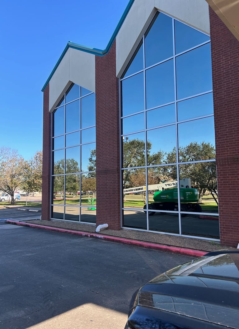 Commercial Window Cleaning in Houston
