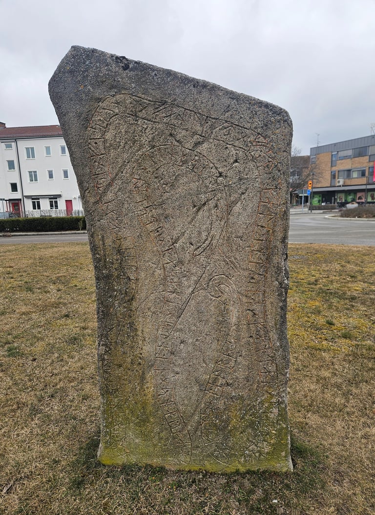 Rune in the town centre of Vallentuna, Sweden