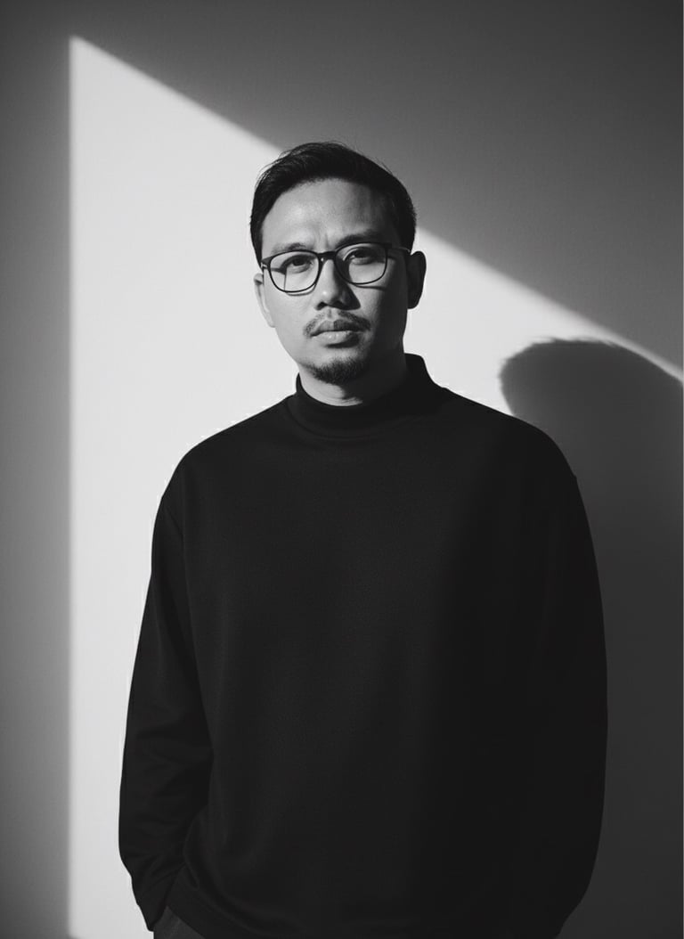 Han, Bali photographer and founder of Hansee Photography, at a private villa in Seminyak