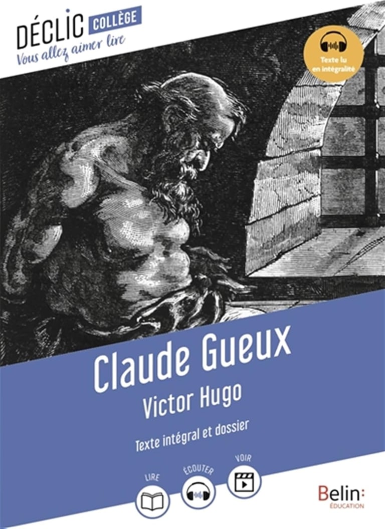 Première de couverture du roman Claude Gueux de Victor Hugo