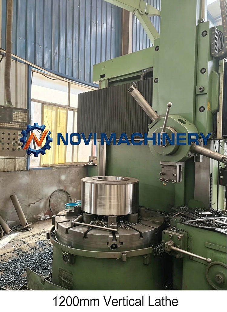 1200mm vertical lathe for precision machining of large gear components - Novi Gear