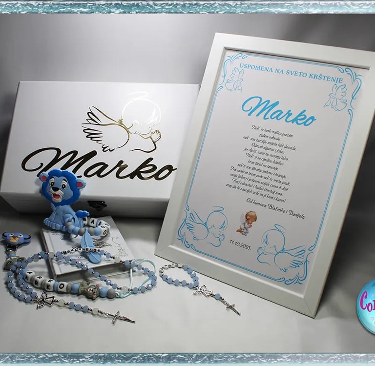 dar za krštenje od kume Cornelly