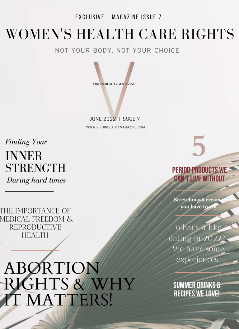 a magazine cover with a palm tree and a palm tree