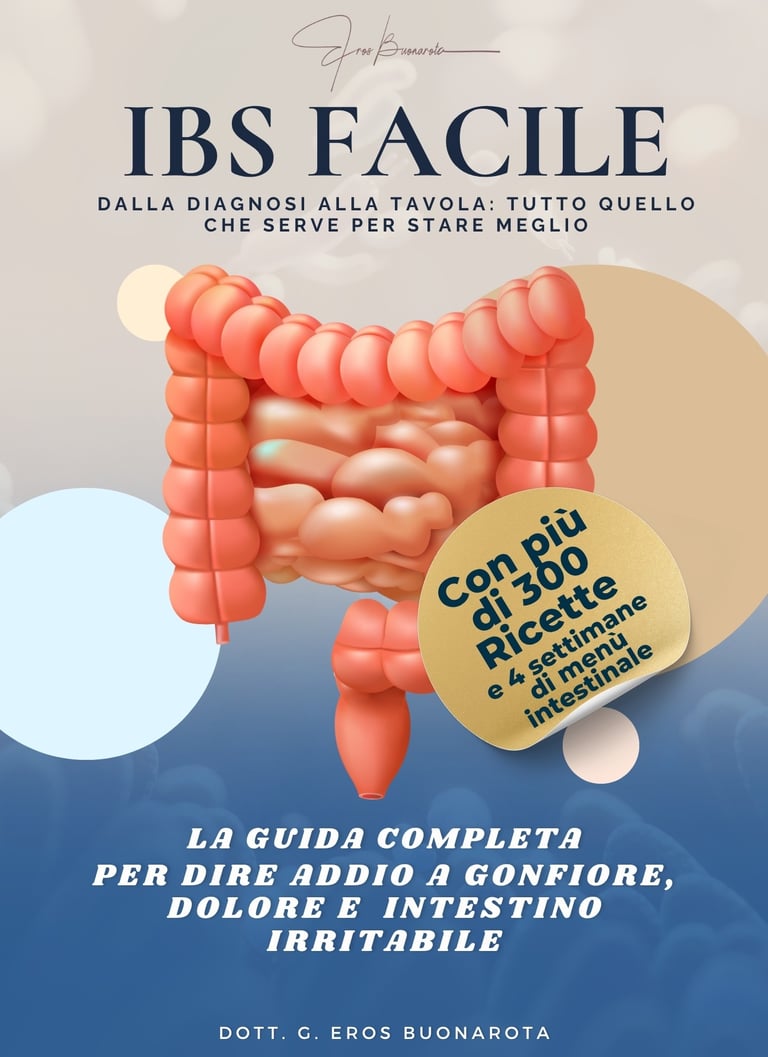 una guida pratica dedicata a chi soffre di Intestino Irritabile (IBS) o SIBO.   Ti accompagna passo 