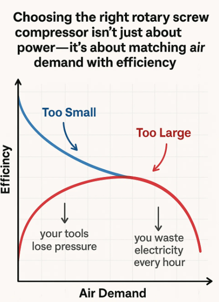 Choosing the right rotary screw compressor | wemano