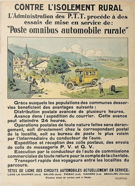 Die französische Landkraftpost