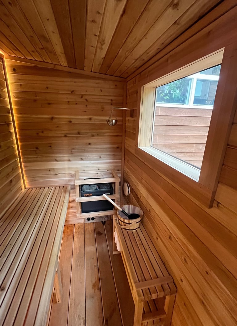 Interior sauna