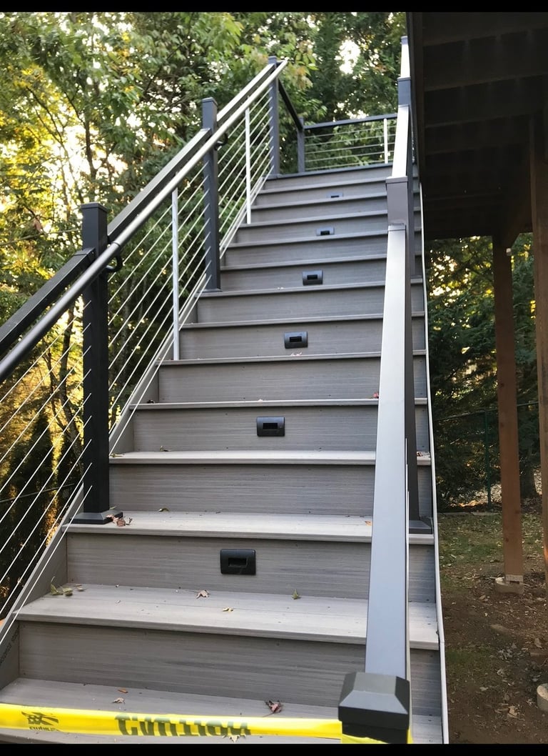 Deck stairs