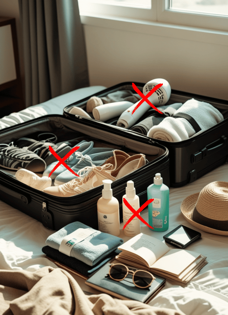 Do not carry bulky items on travel