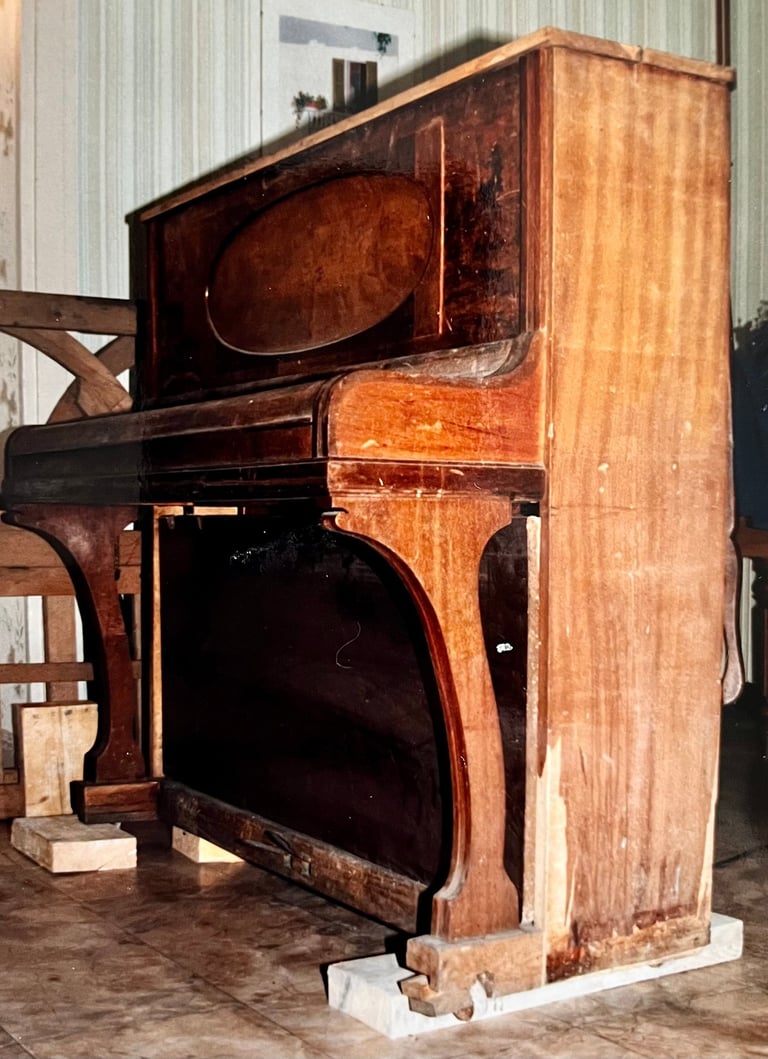Réparation piano droit