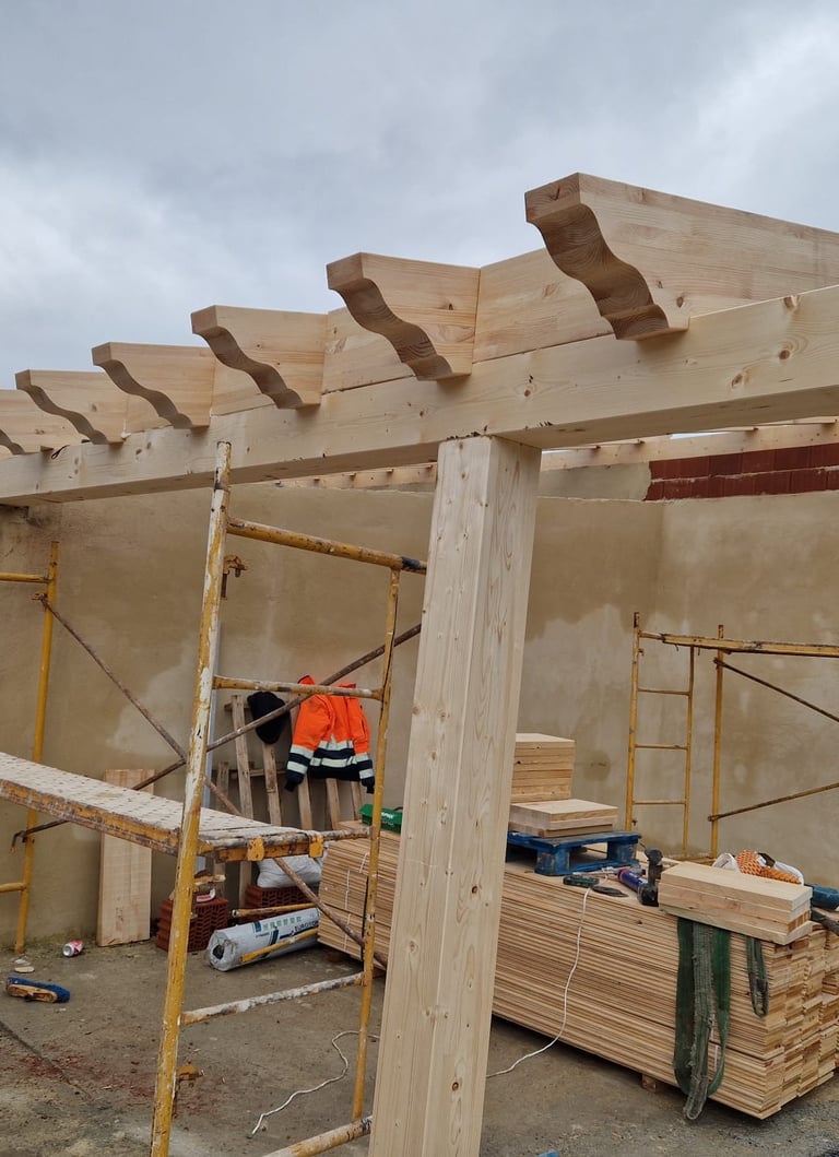 Estructuras de madera para tejados