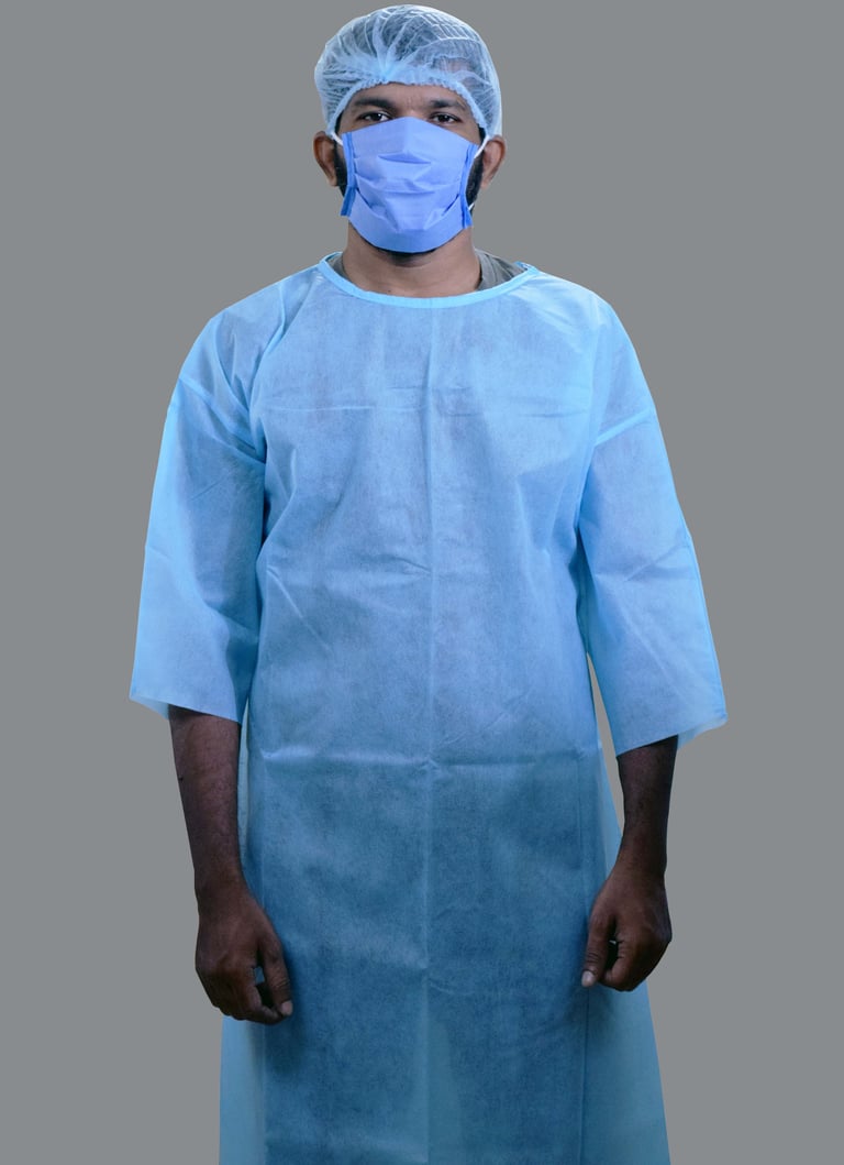 Disposable patient gown