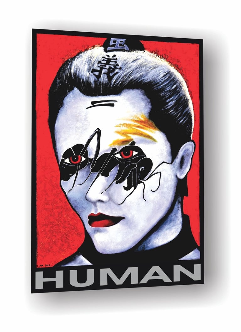 Kabuki Face Human Ant Animal Spirit Portrait