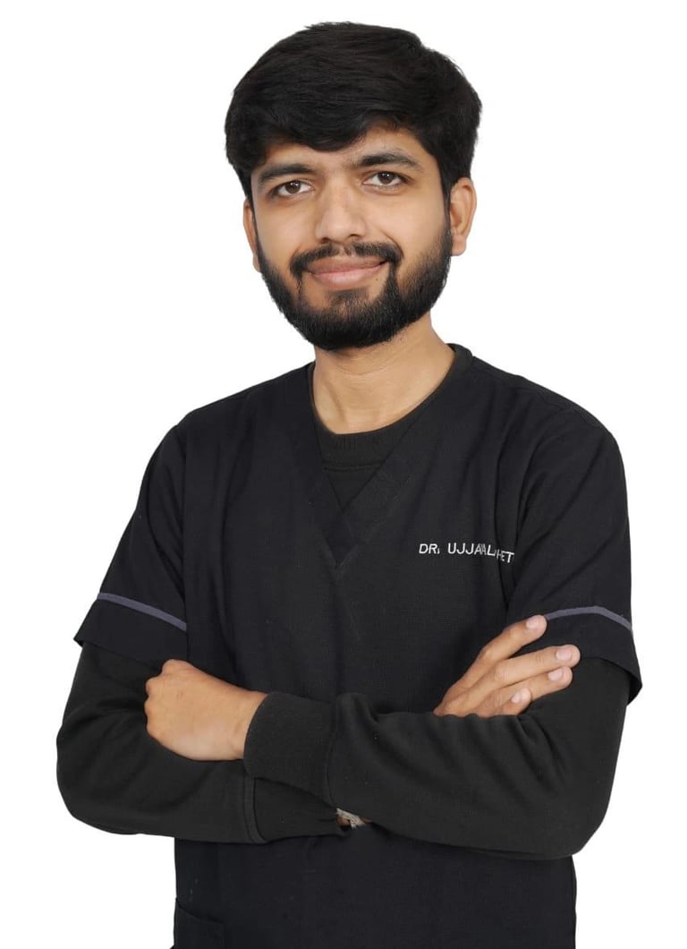 a man with a beard and a beard in a black shirt