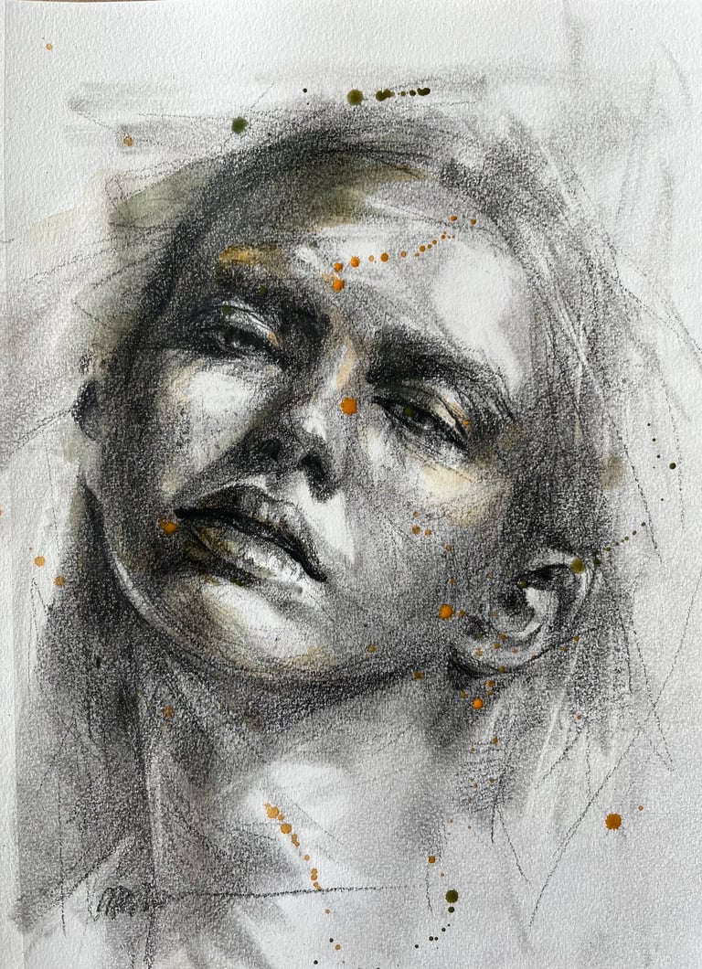 Graphite and Watercolour, 9x12 in