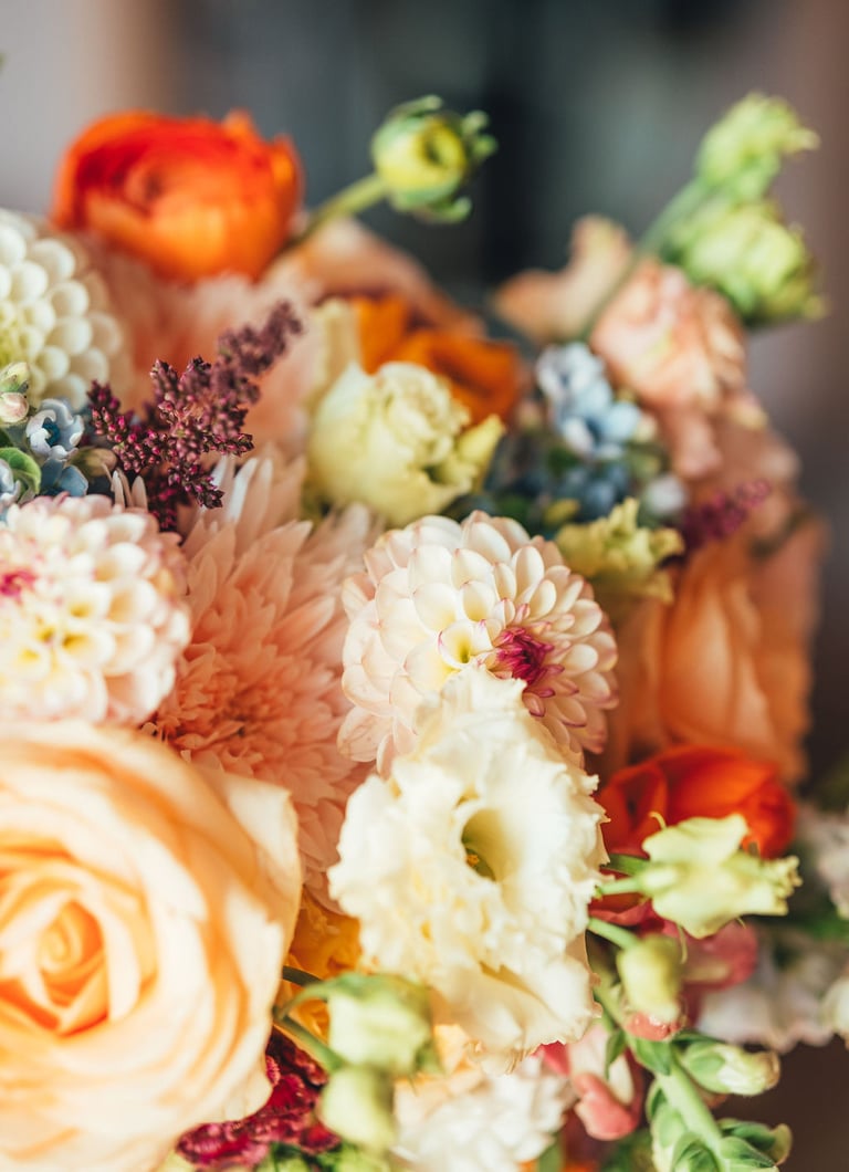 bouquet de fleurs coloré