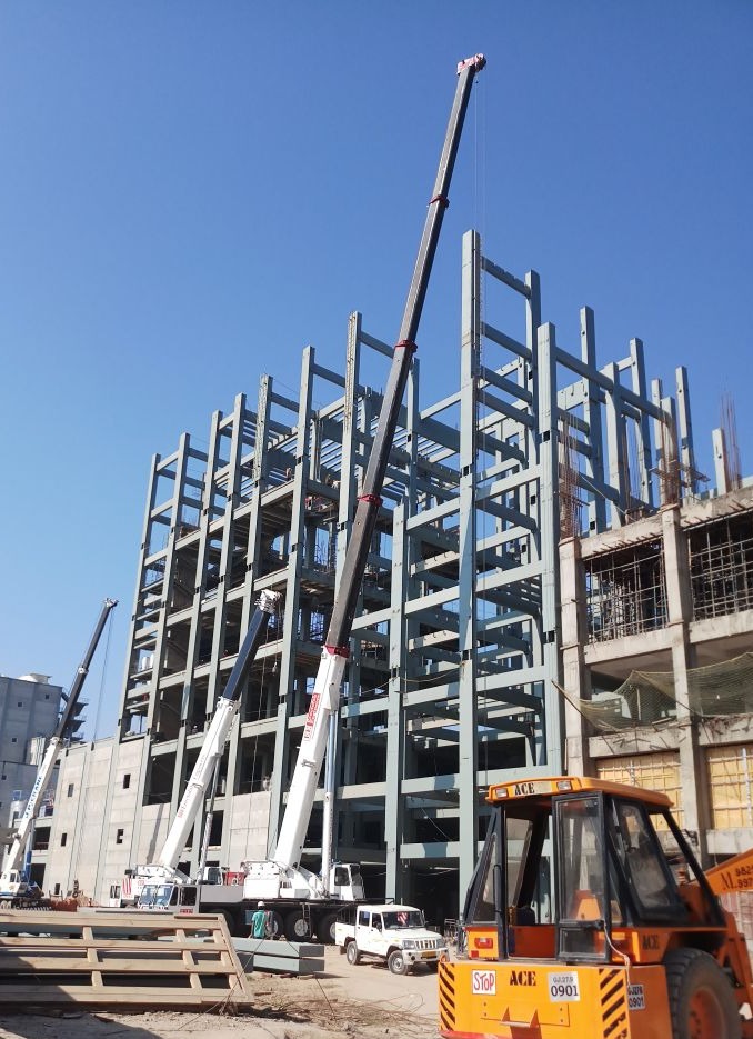 Asia's Largest Dry Milk Powder PlantWelded Erection in Amulfed Dairy, Ahmedabad, Gujarat