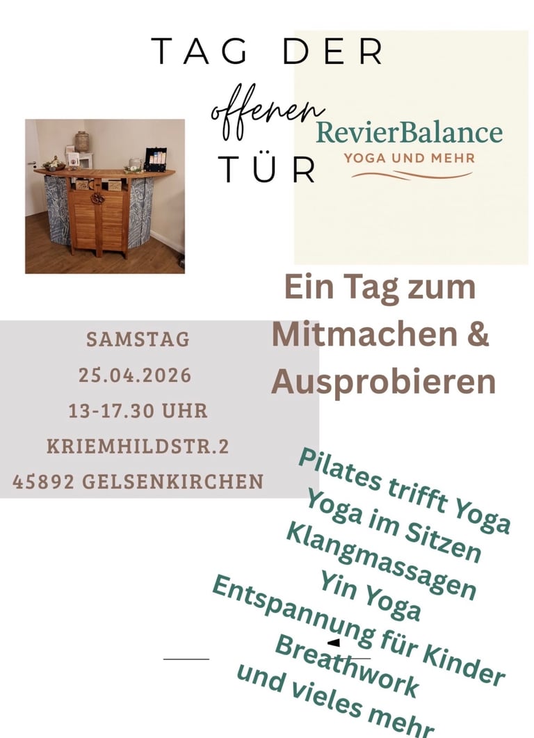 Flyer Bild Tag der offenen Tür RevierBalance