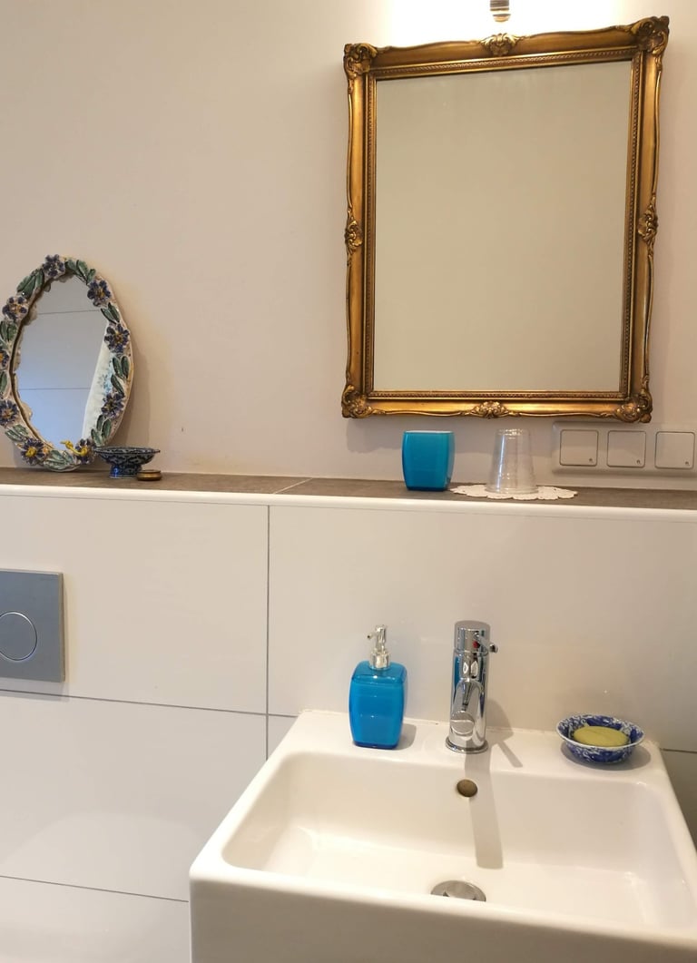 Ablageplatz für deine Toilettartikel