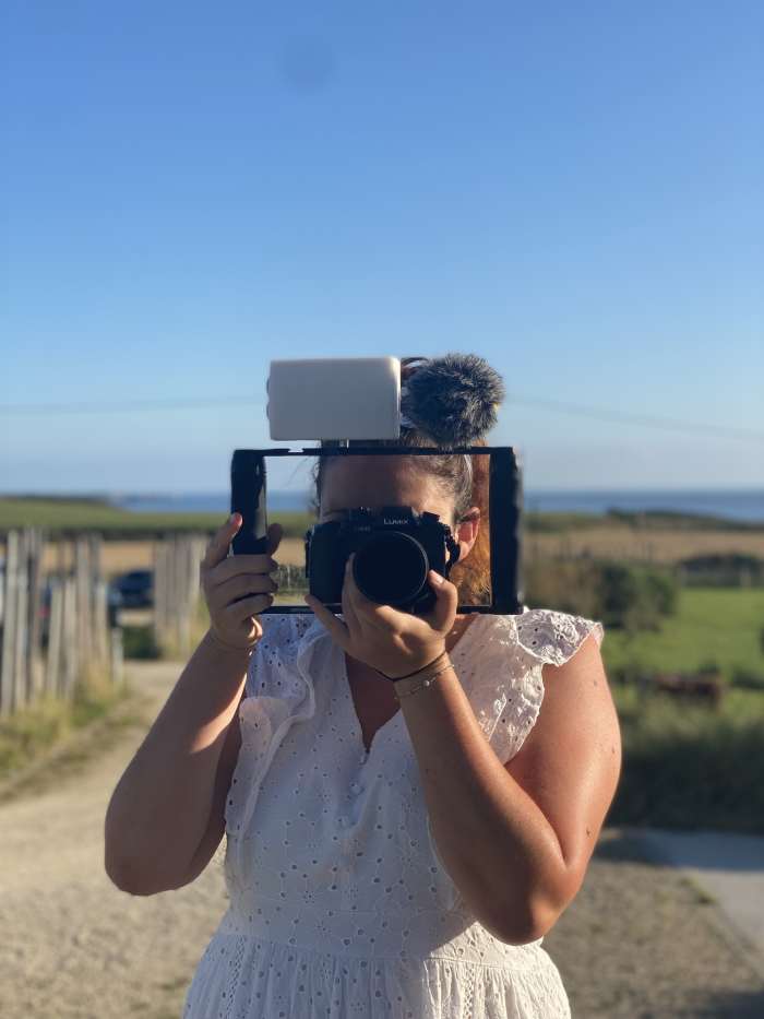 Léa Olivier, Vidéaste de mariage à Dinan