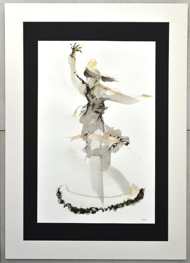 flamenco dessin à l'encre ink drawing Sète