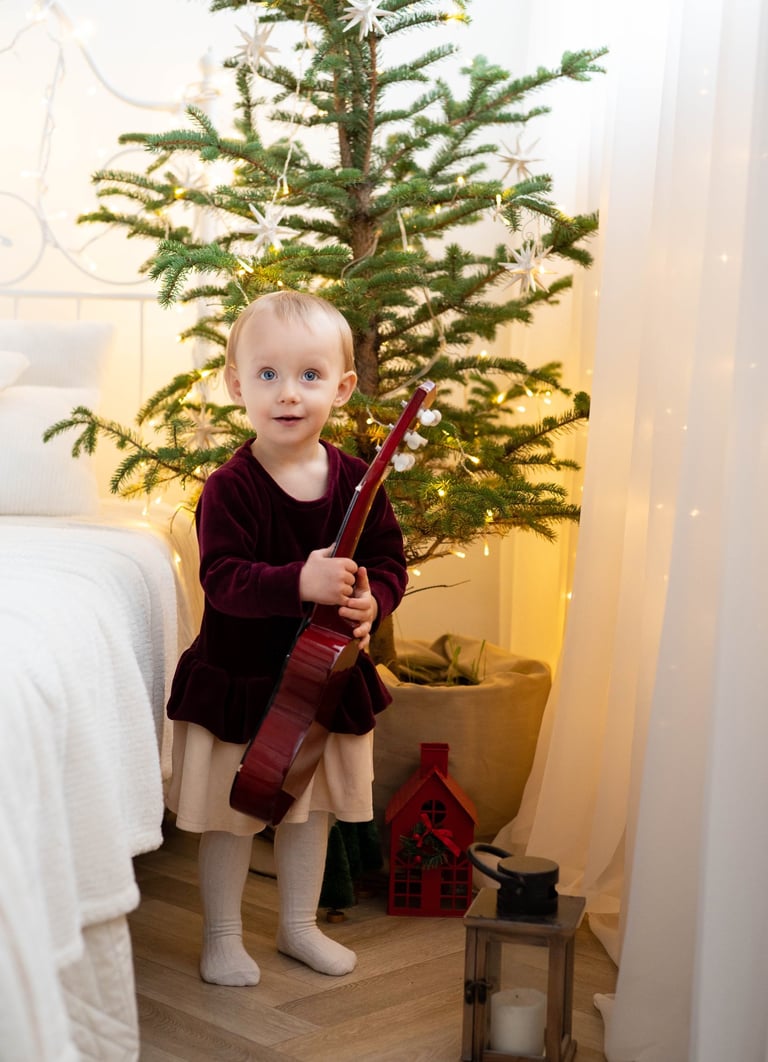 Kalėdinė fotosesija studijoje