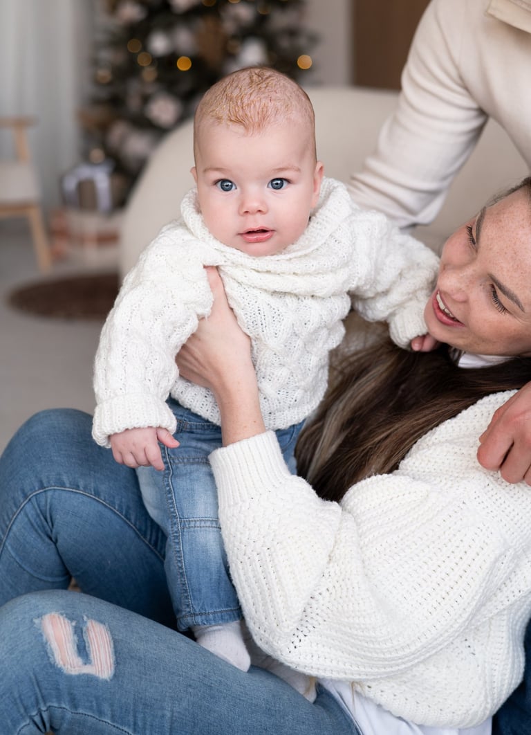 Kalėdinė fotosesija studijoje