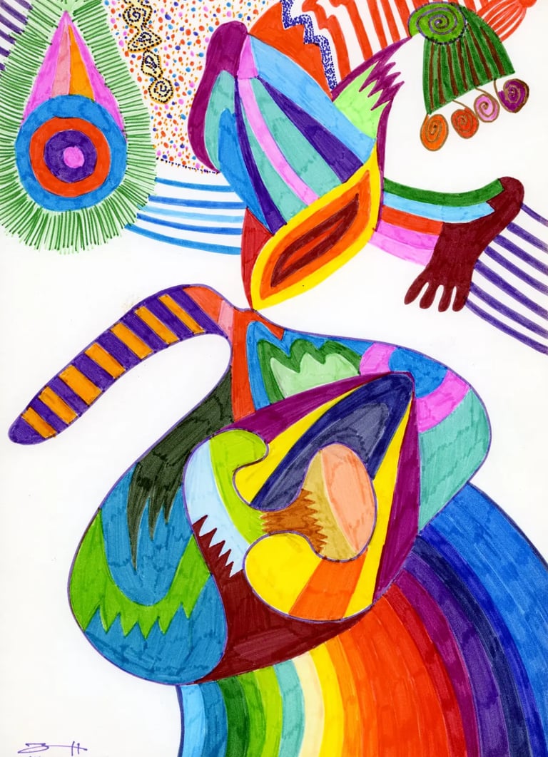 E.T & EARTH" Artwork by Elkolor aka Raphael Pathe