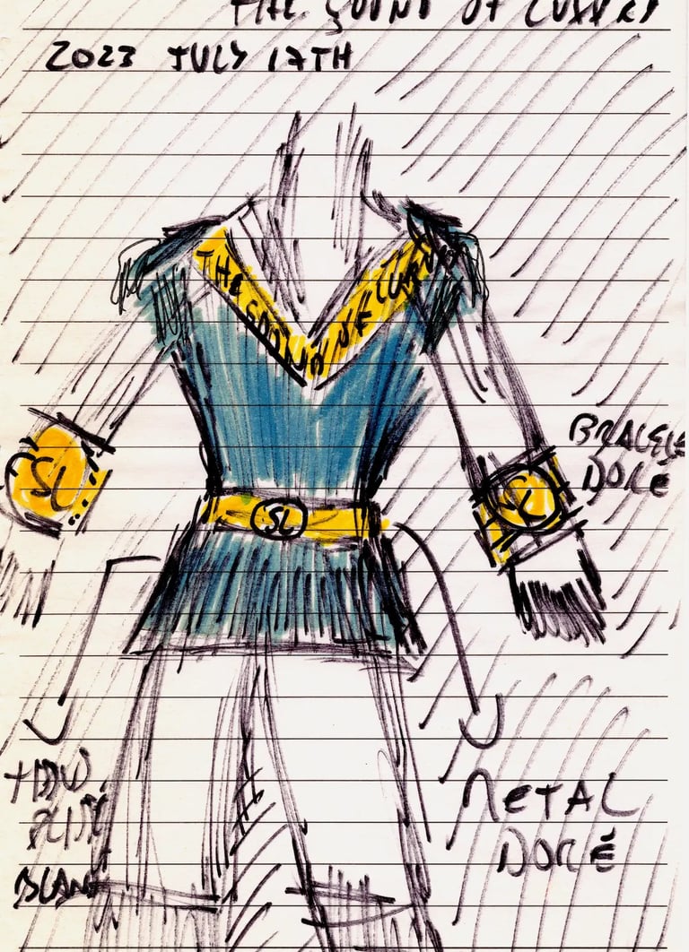 "Talk 2 Spirits – Costume Study" Artwork by Elkolor aka Raphael Pathe