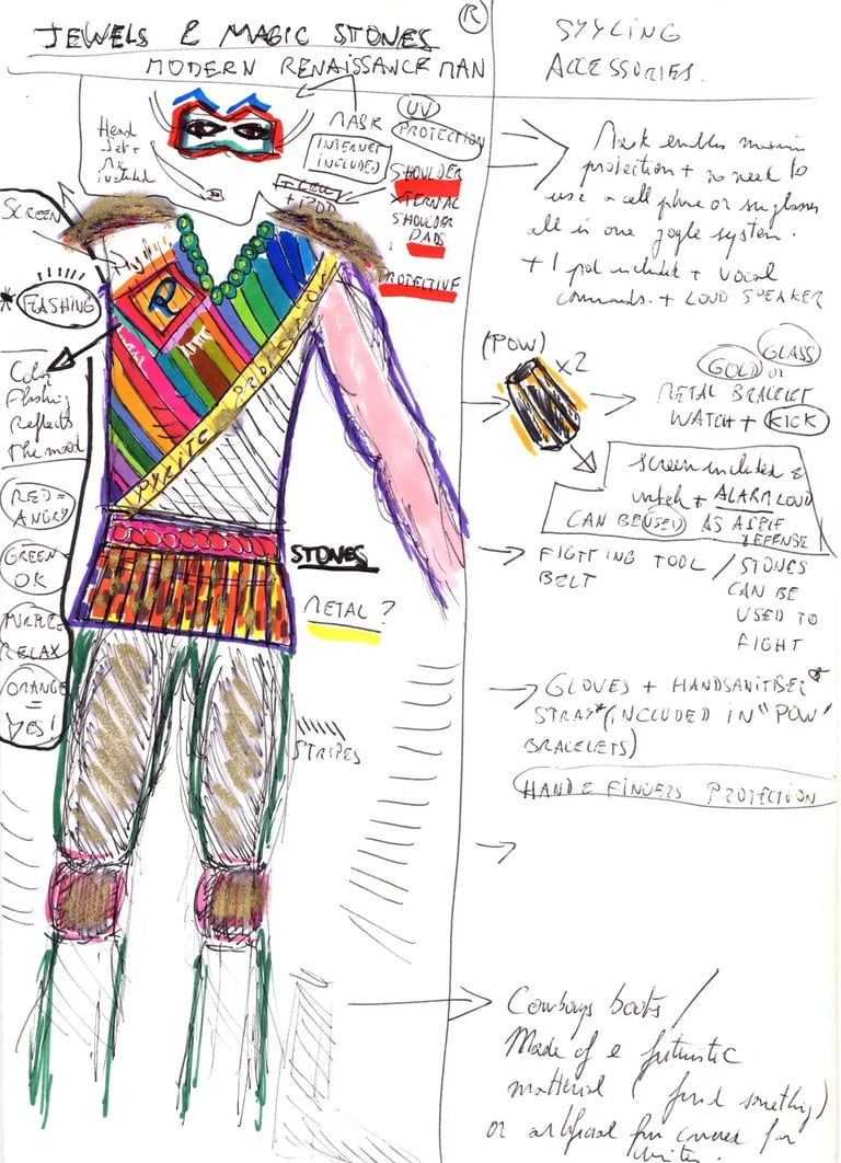 ."THE RENAISSANCE MAN" Artwork by Elkolor aka Raphael Pathe