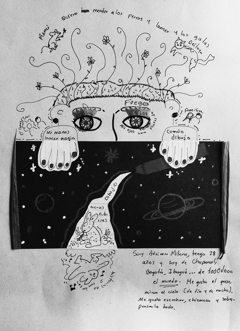 Collage, Pensamiento Visual Adriana Milena Torres Ibagué