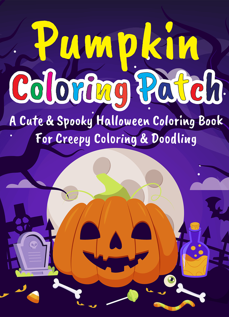 Pumpkin Coloring Patch - Halloween Coloring Book