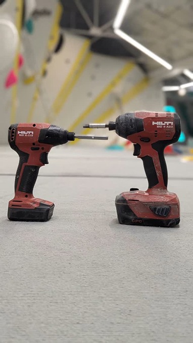 hilti atornilladores impacto routesetting rocodromo