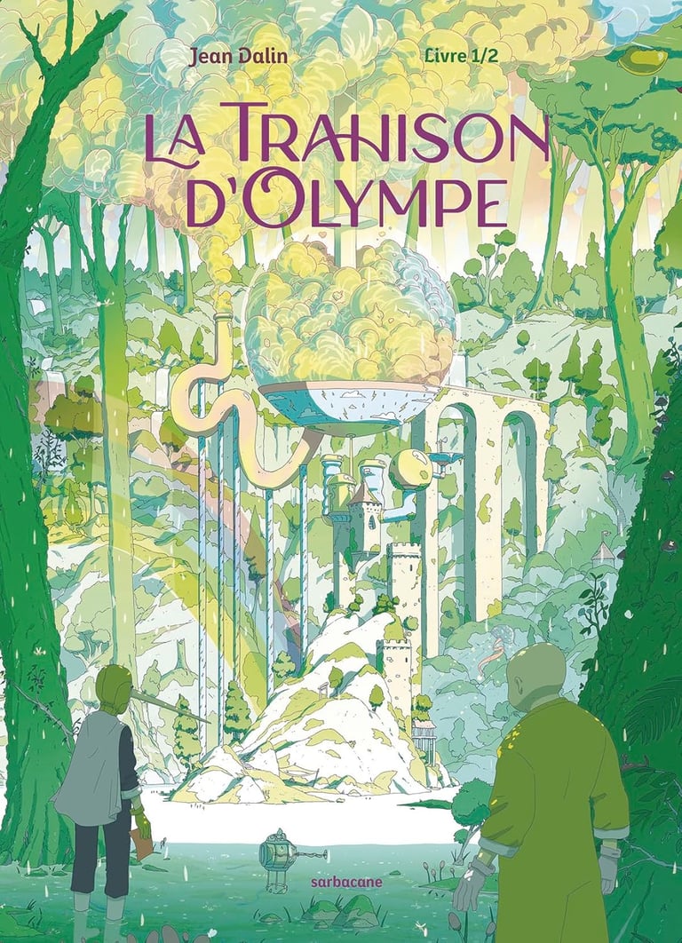 Première de couverture du tome 1 de la BD La trahison d'Olympe