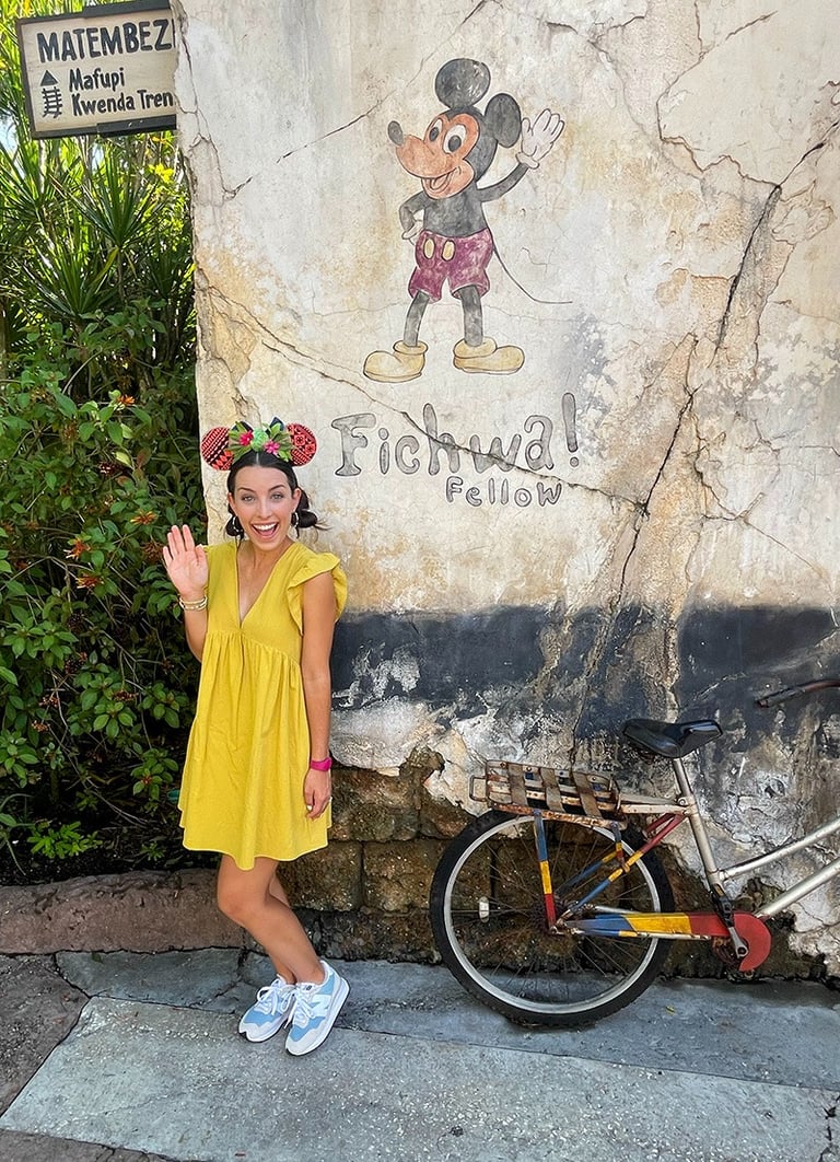 Jessica Henderson pictured at Disney's Animal Kingdom® Park.