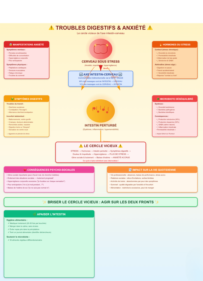 illustration anxiété et troubles digestifs