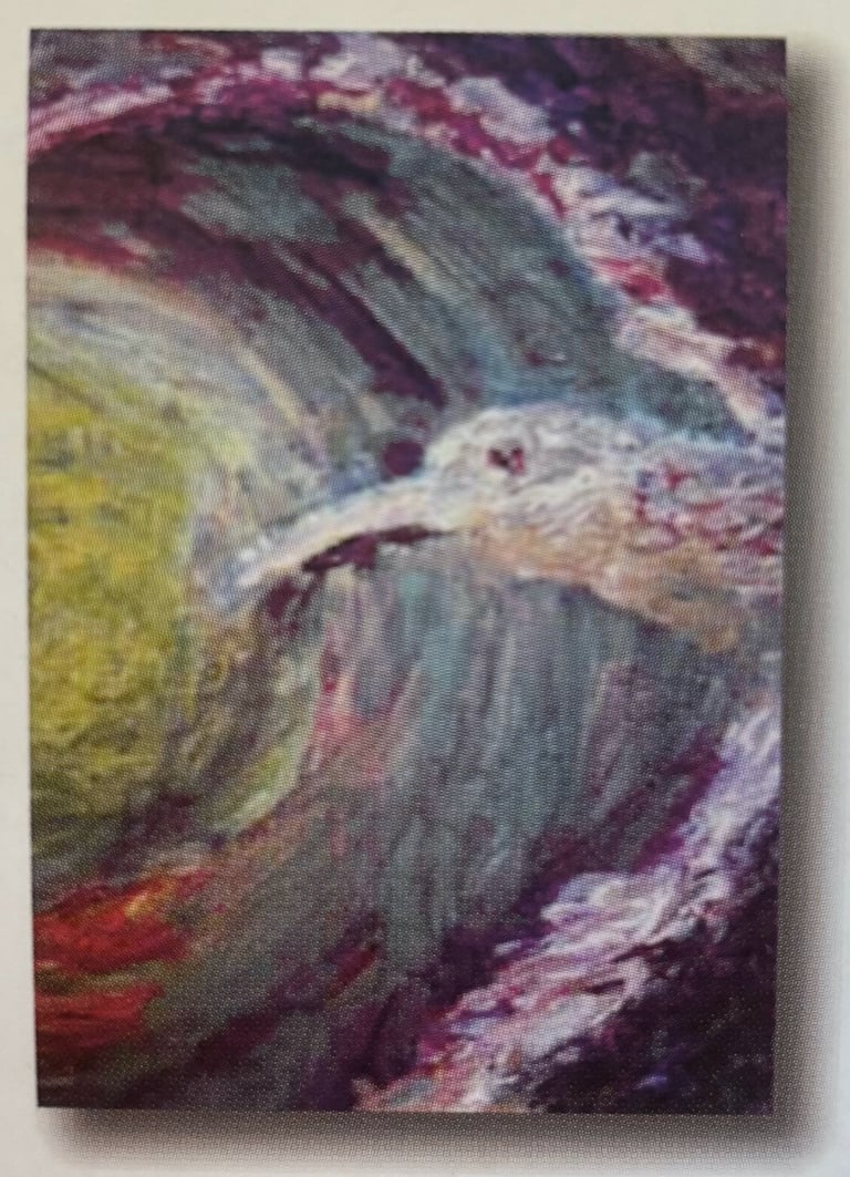 Iris Devote LITTARDI © - "Seagull" 1993 - huile sur toile