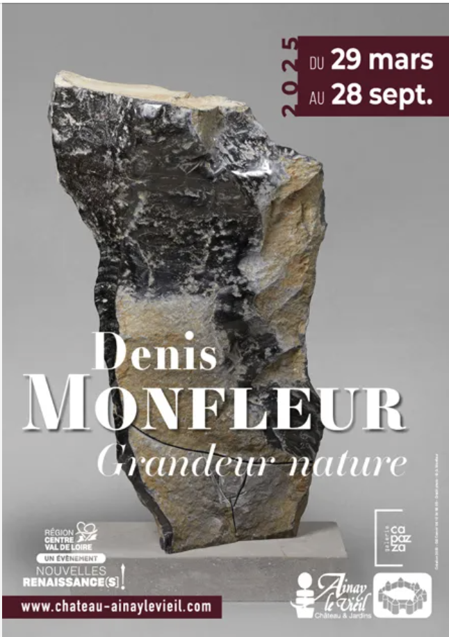 Un scupture en pierre de Denis Monfleur