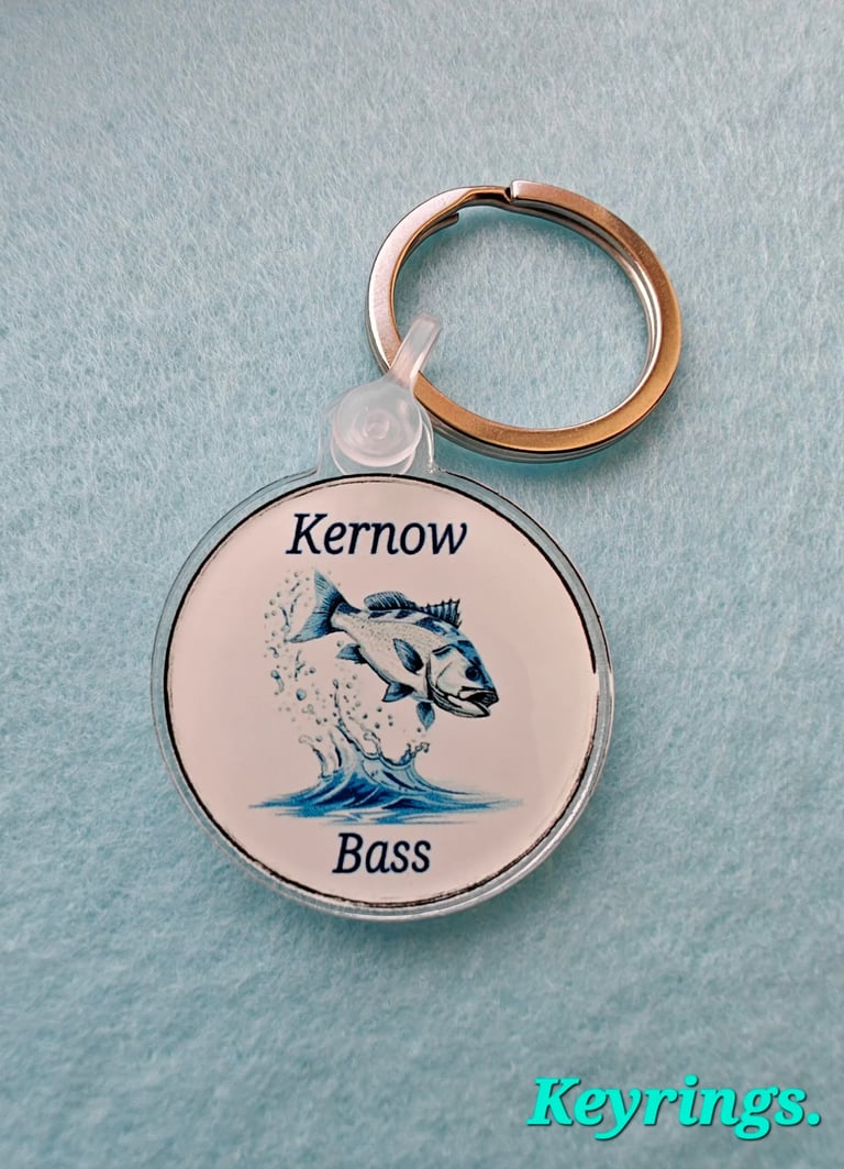 Kernow Bass Keyrings
