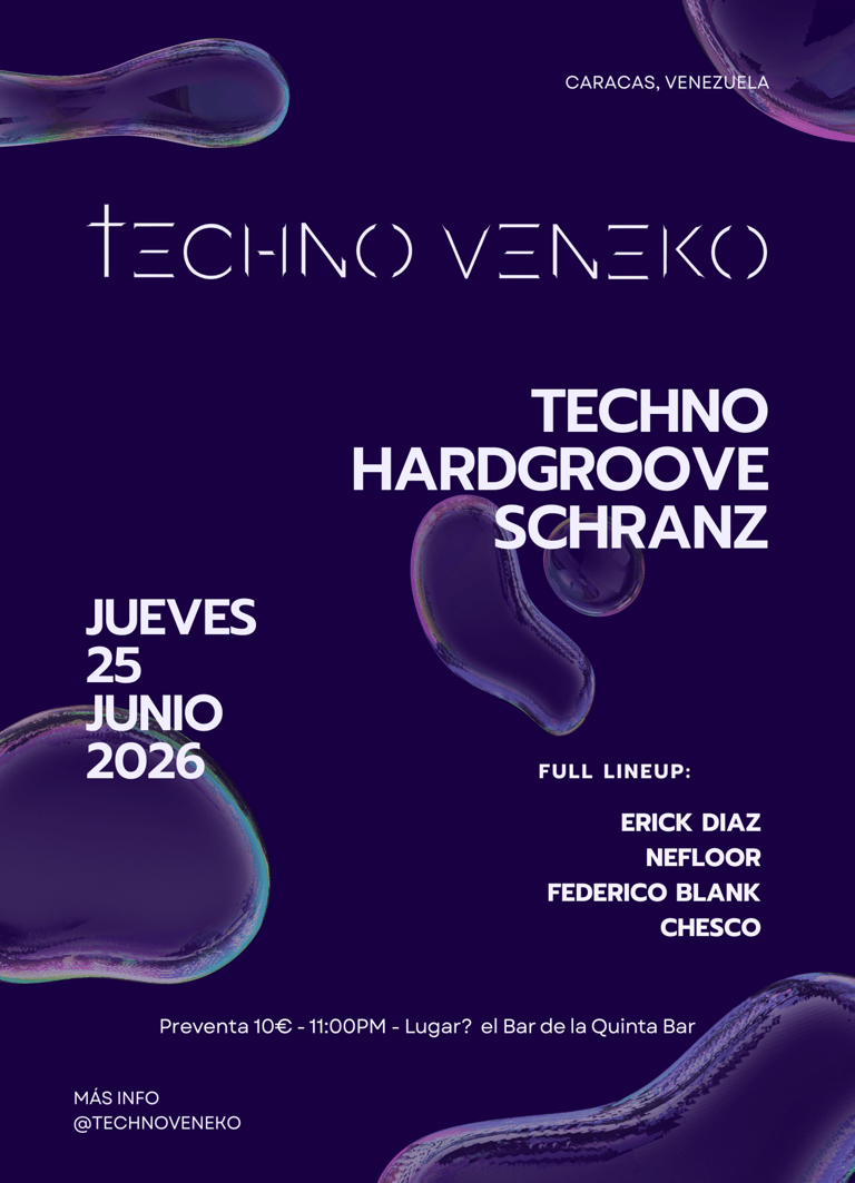 fiesta de techno en caracas