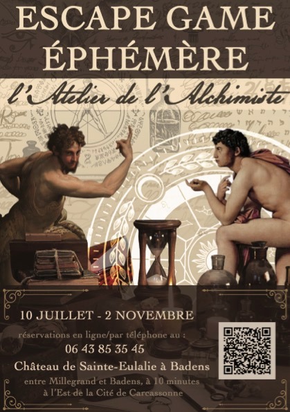 escape game éphémère à Carcassonne / Canal du Midi