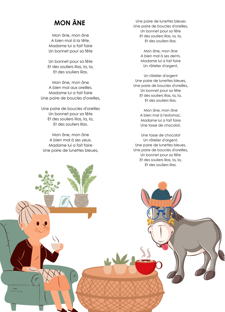 Paroles : Mon âne