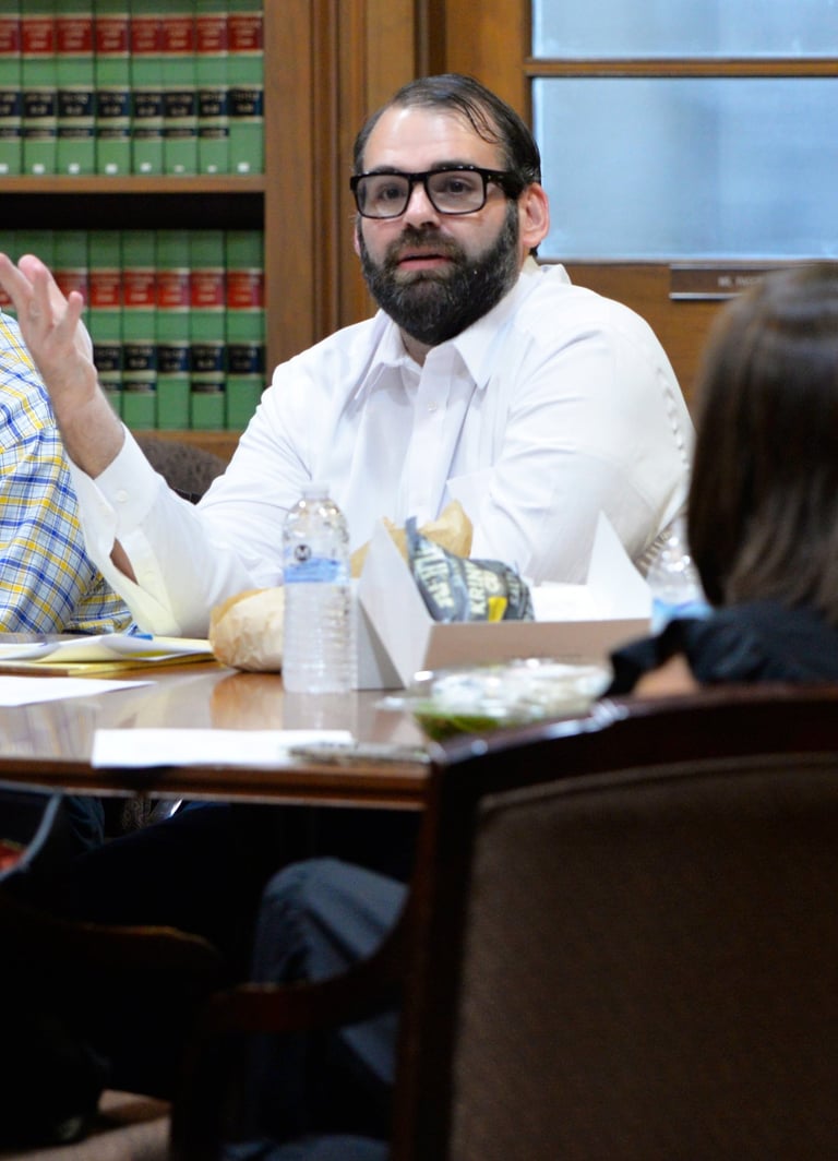 Paul B. Simon, Attorney at Law, speaking at Mineral Law Institute Advisory Council, 2024Mineral 