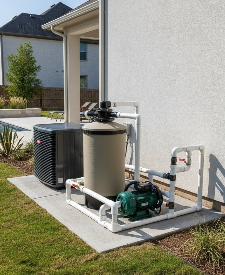 Pool equipment issues that can cause green pool water