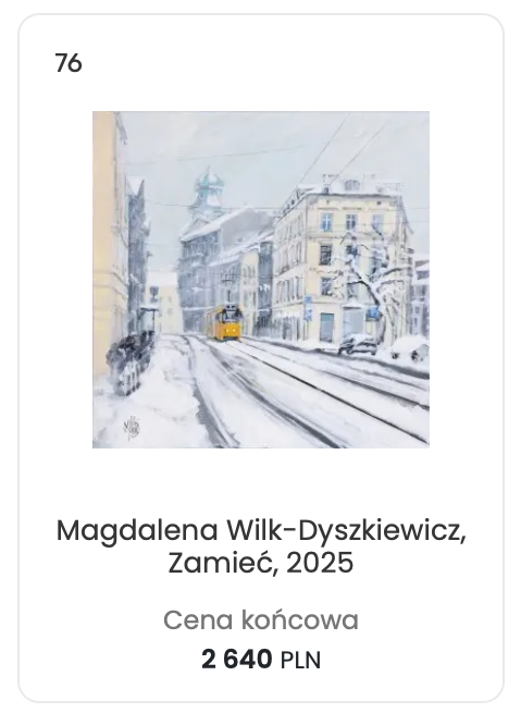 Mag Wilk, Kraków, Cracow , akryli painting 