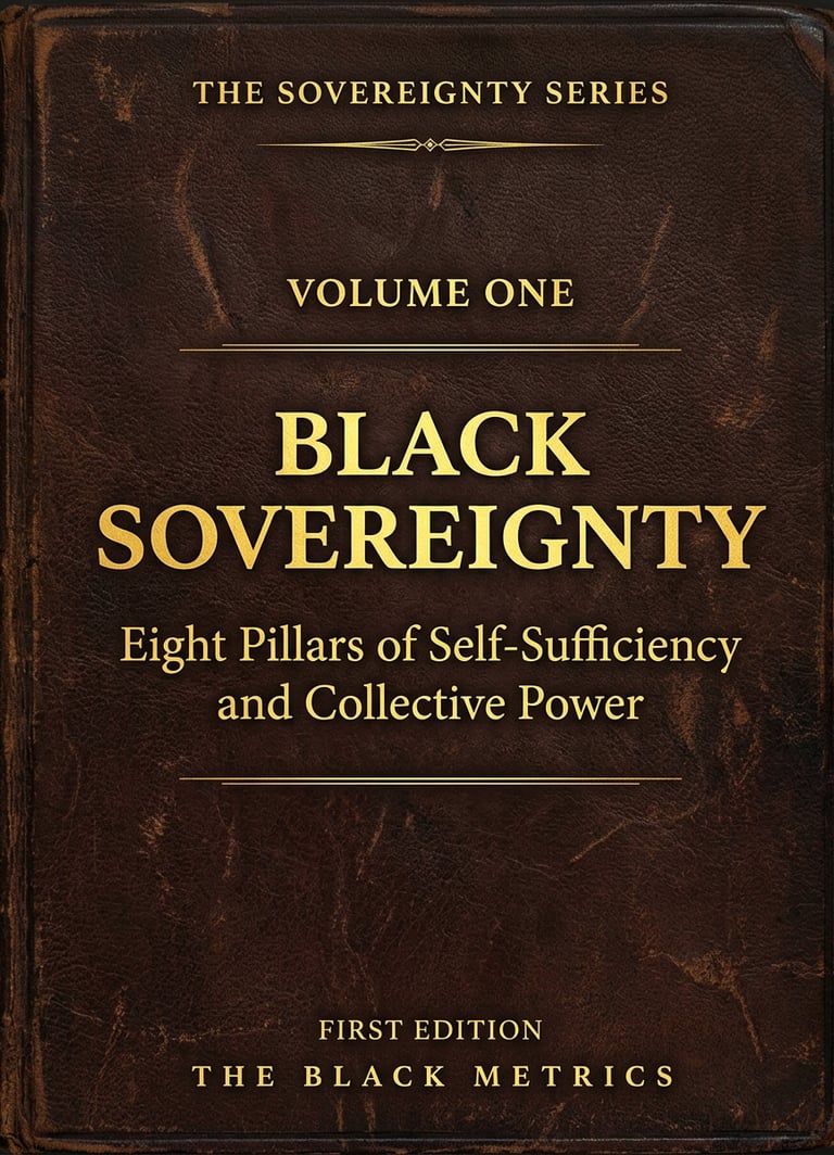 The Black Metrics Sovereignty Series, Pan-African eBooks on Black sovereignty