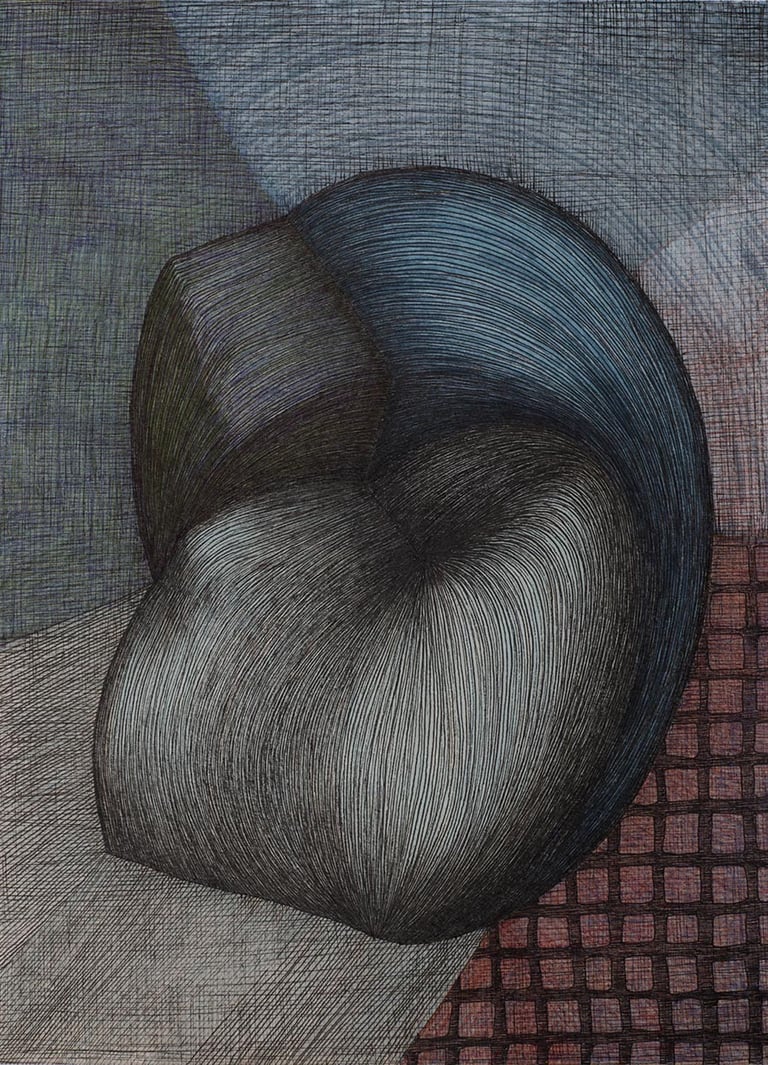 dessin abstrait bic 4 couleurs